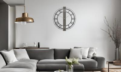 OROLOGIO DA PARETE FRANZ: DESIGN MODERNO E MINIMALISTA PER GRANDI SPAZI